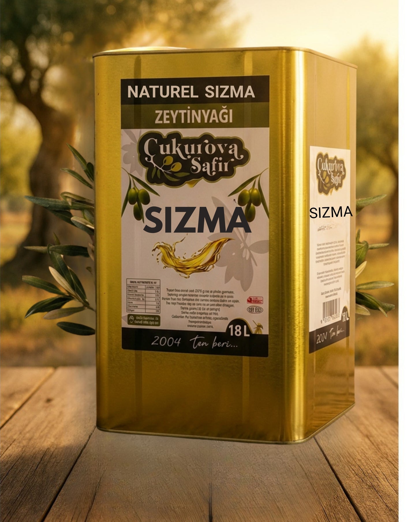 Çukurova Safir 18 L Sızma Zeytinyağı 2025/2026