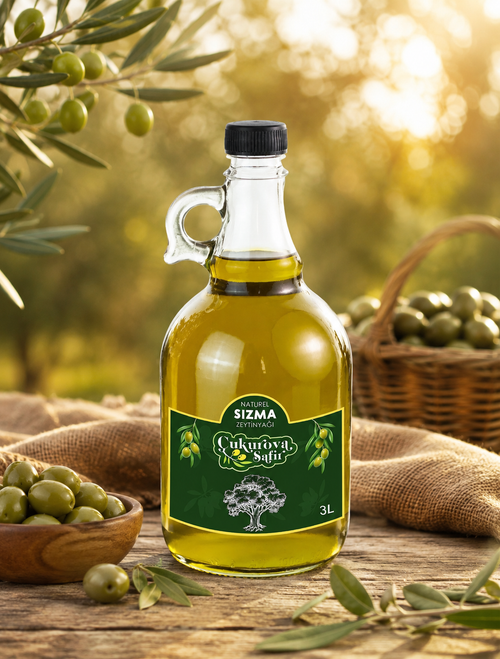 Çukurova Safir 3 Lt Naturel Sızma Zeytin Yağı