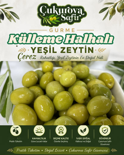 Çukurova Safir Gurme Külleme Halhalı Yeşil Zeytin