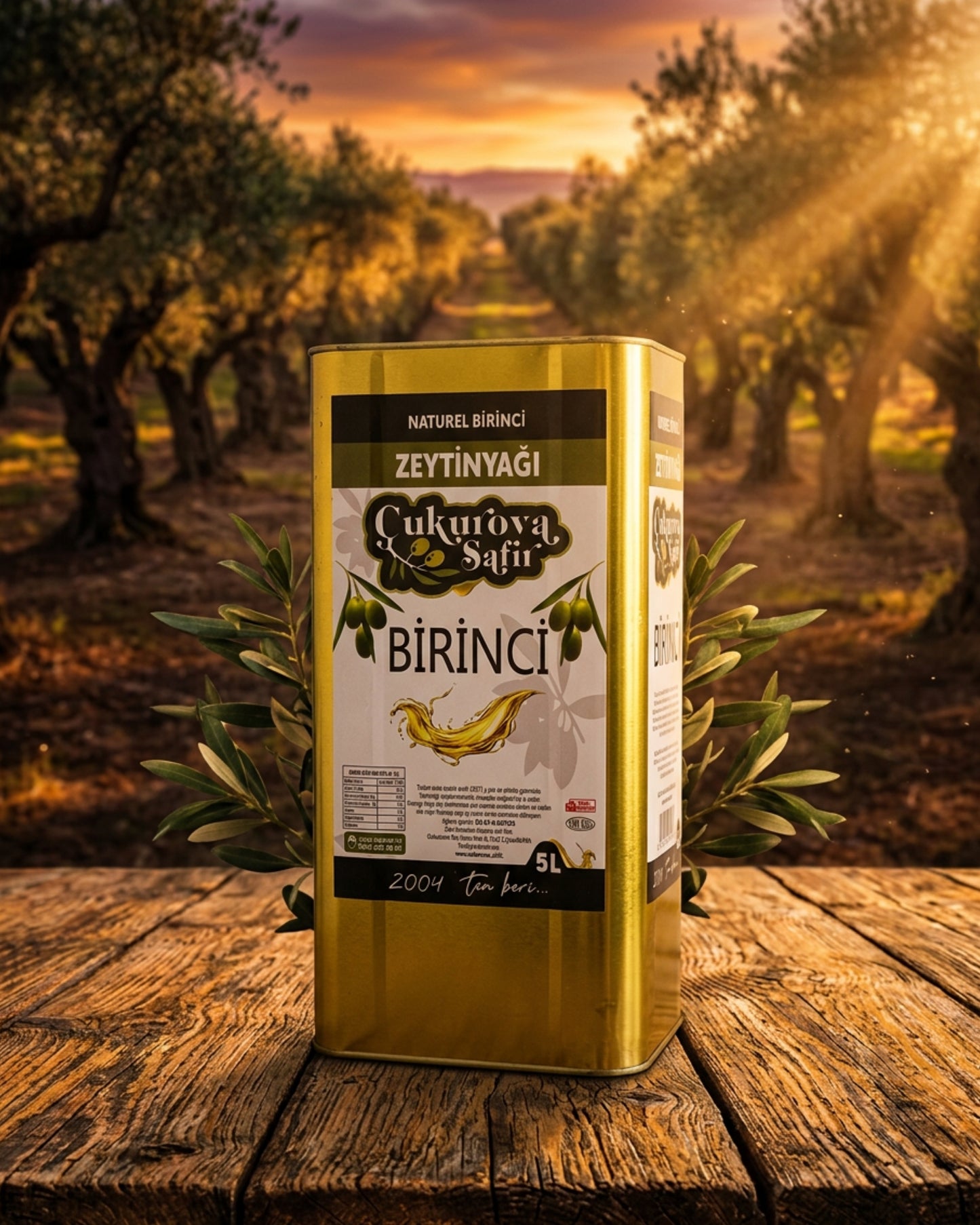 Çukurova Safşr 5L Birinci Zeytinyağı