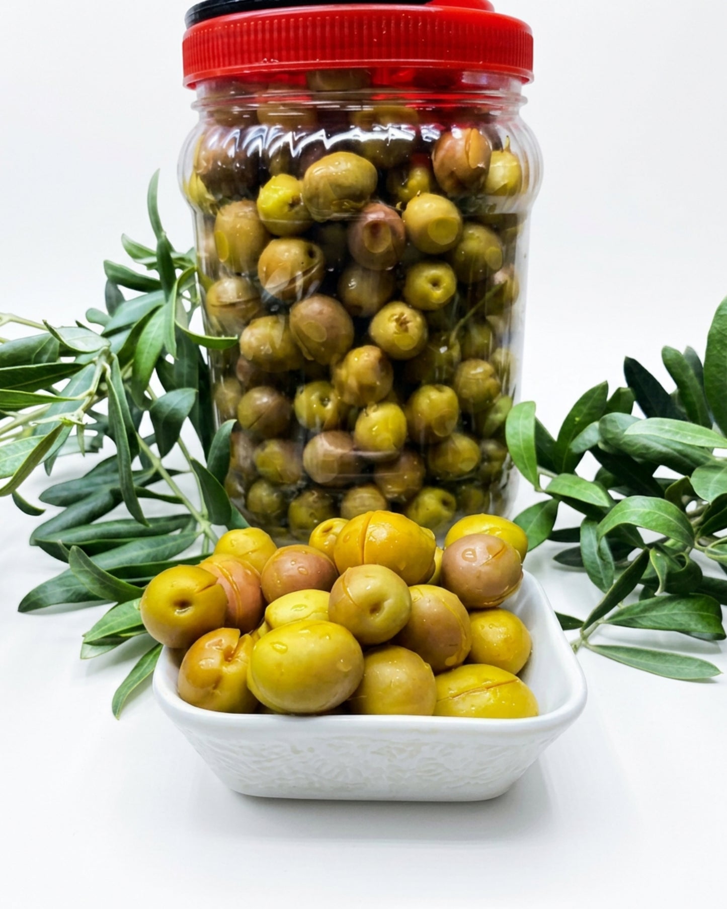 Gurme Doğal Edremit Çizik Yeşil Zeytin