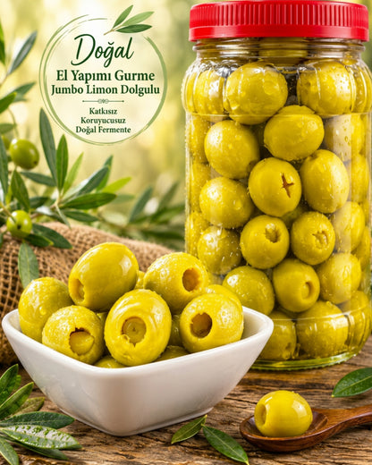 Gurme Limon Dolgulu Jumbo Zeytin