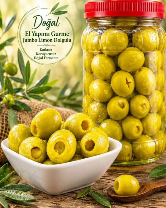 Gurme Limon Dolgulu Jumbo Zeytin