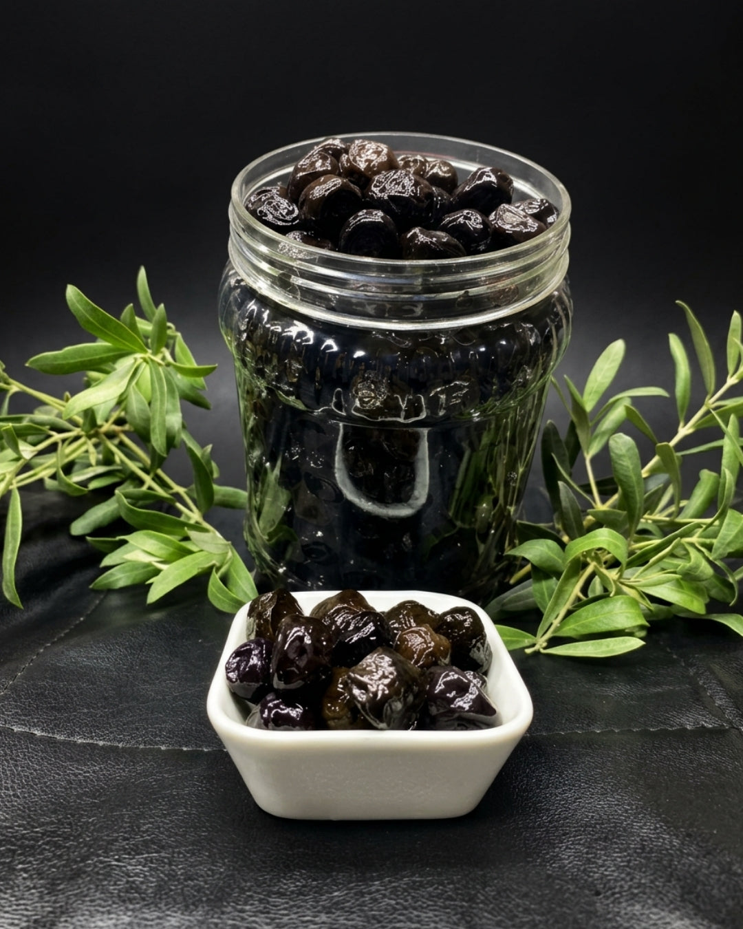 Özel Seri Taş Baskı İri Boy Siyah Zeytin